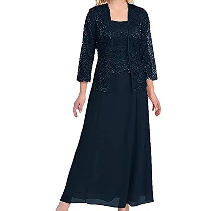 Robe de Mère de la Mariée en Dentelle pour Femme