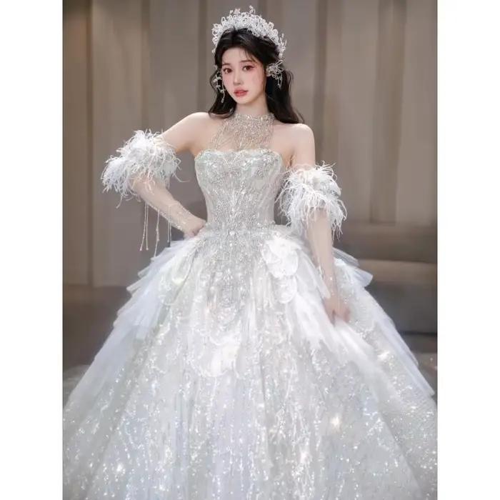 Robe De mariée De luxe brillante