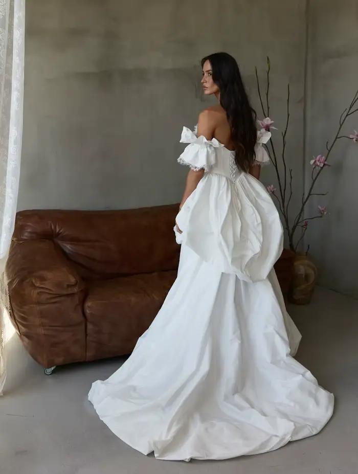 Robes de mariée longues blanches de rêve