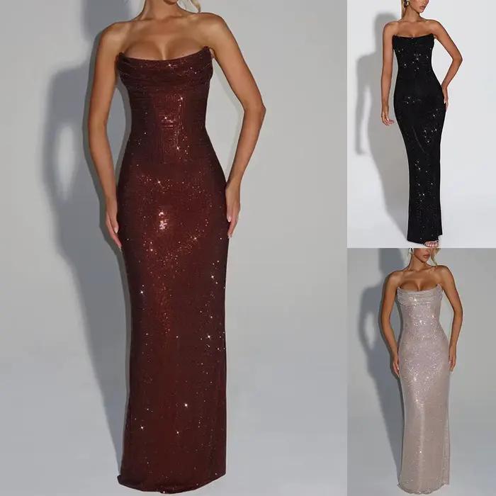 Robe de soirée de style européen pour femmes