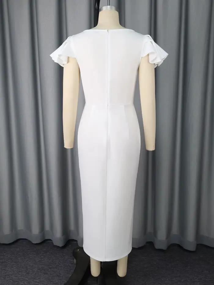 Robe de remise de diplôme blanche