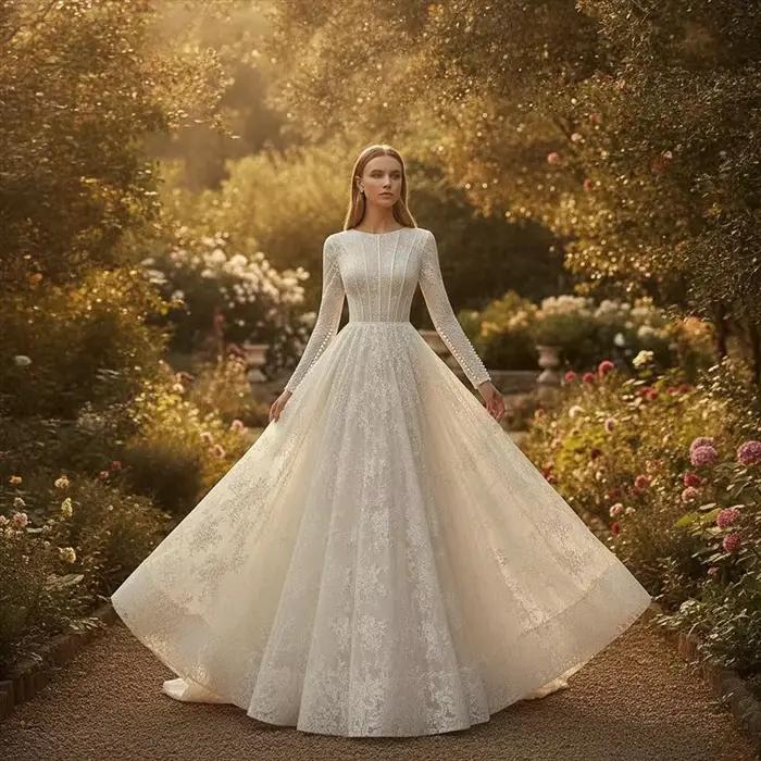 Robe élégante pour femme luxueuse