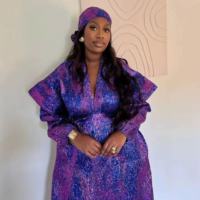 Robe Jacquard musulmane élégante pour femmes
