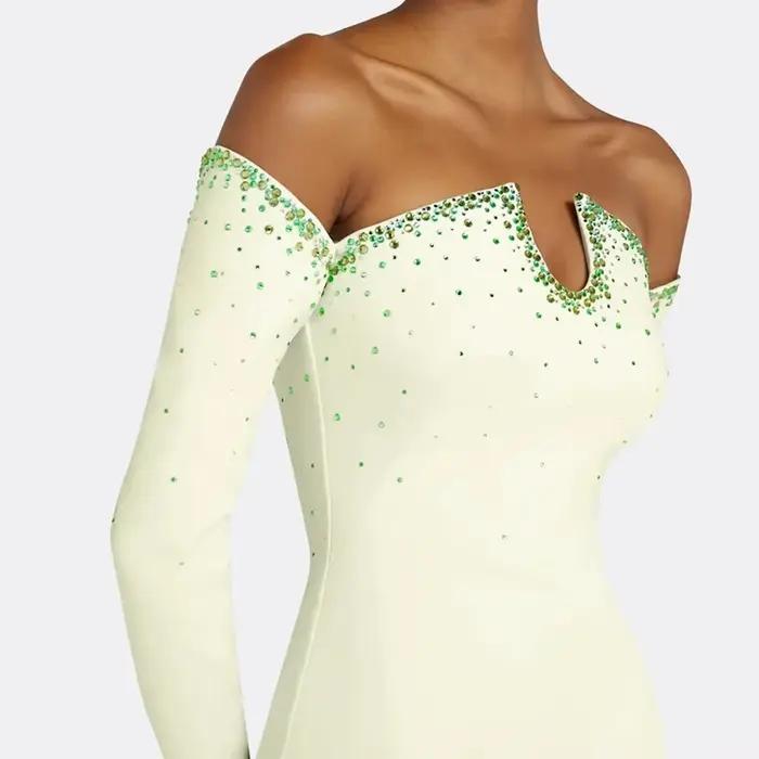 Robe de soirée droite pour femmes