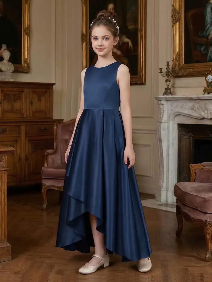 Robe de soirée longue pour adolescente