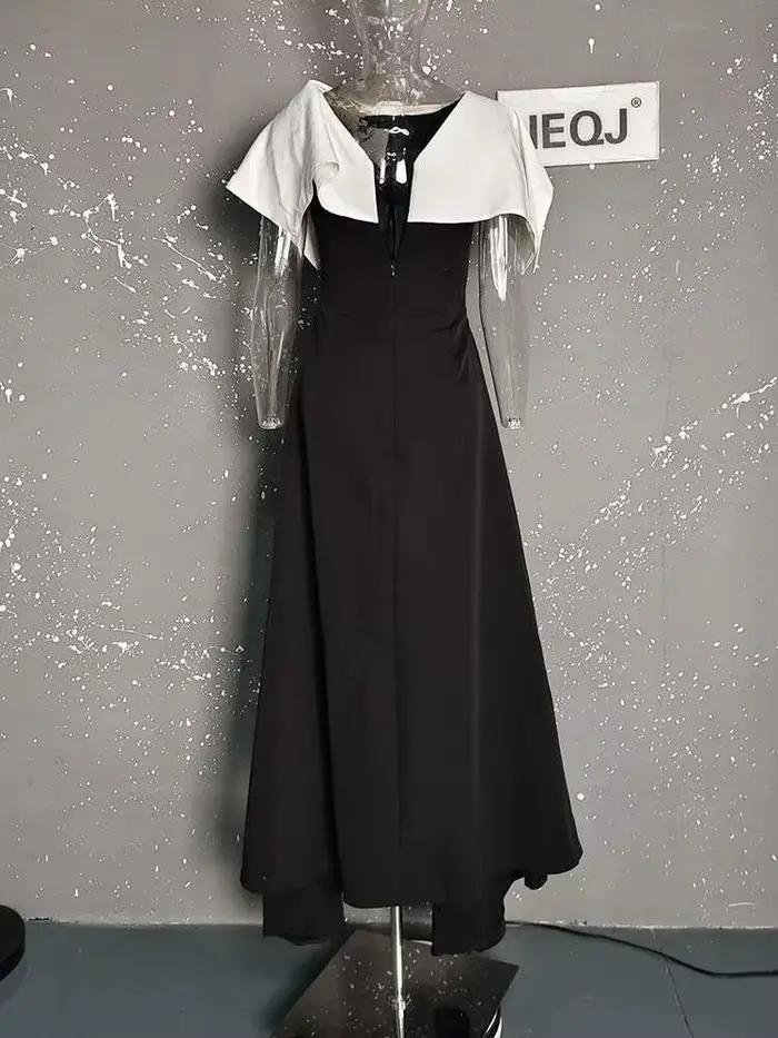 DEAT 2026 Robe de soirée Printemps-Été à col rond