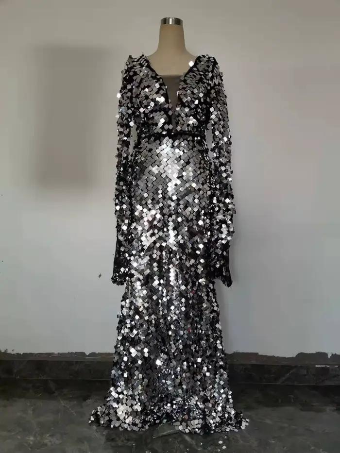 Robe de soirée sirène élégante pour femme