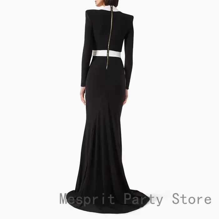 Robe de bal noire sirène
