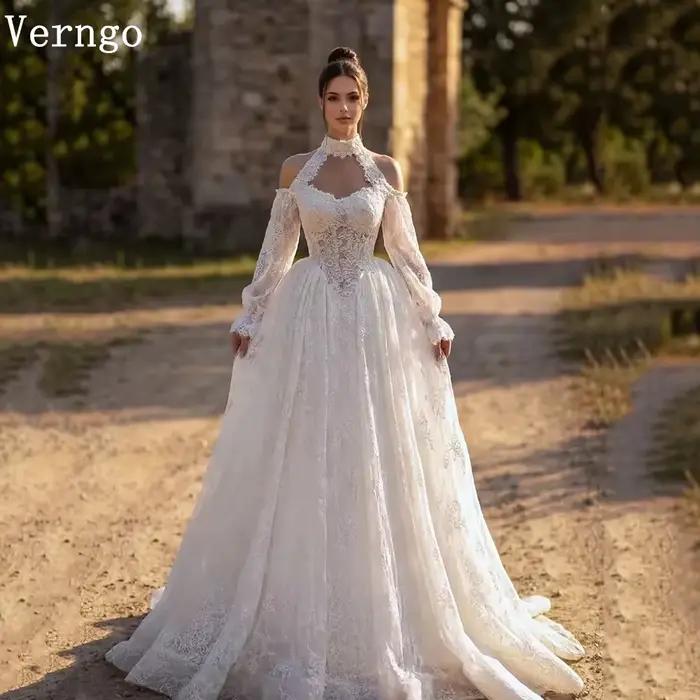 Robe de mariée de luxe Verngo en dentelle