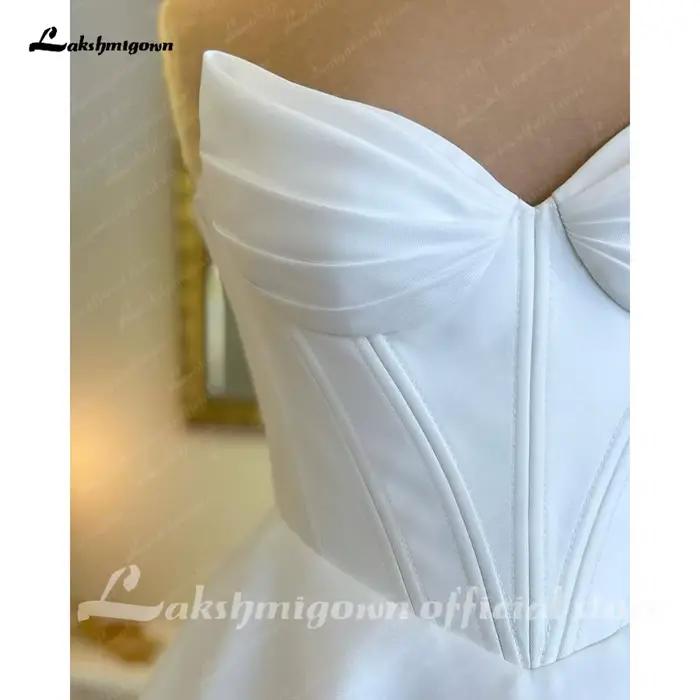 Lakshmigown – robe De mariée classique en Satin doux