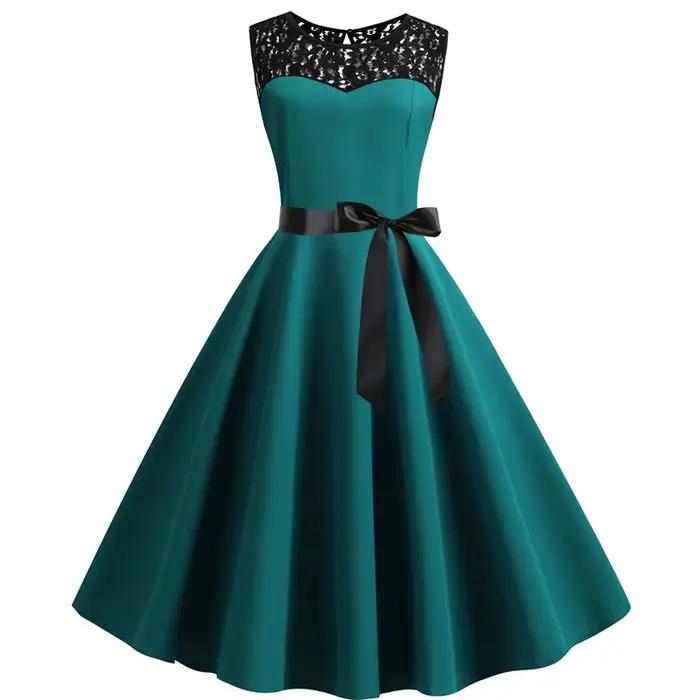 Robe de soirée élégante en dentelle pour femmes