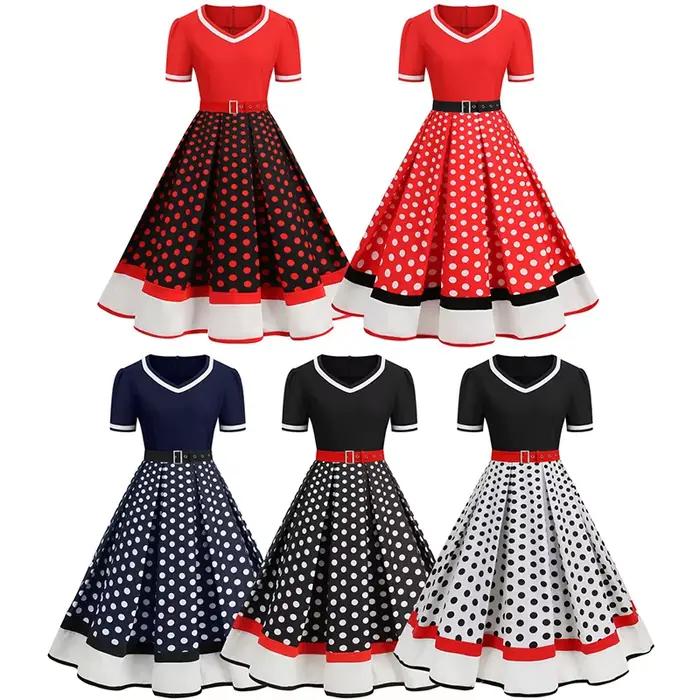 Robe de soirée rétro Vintage des années 50 et 60