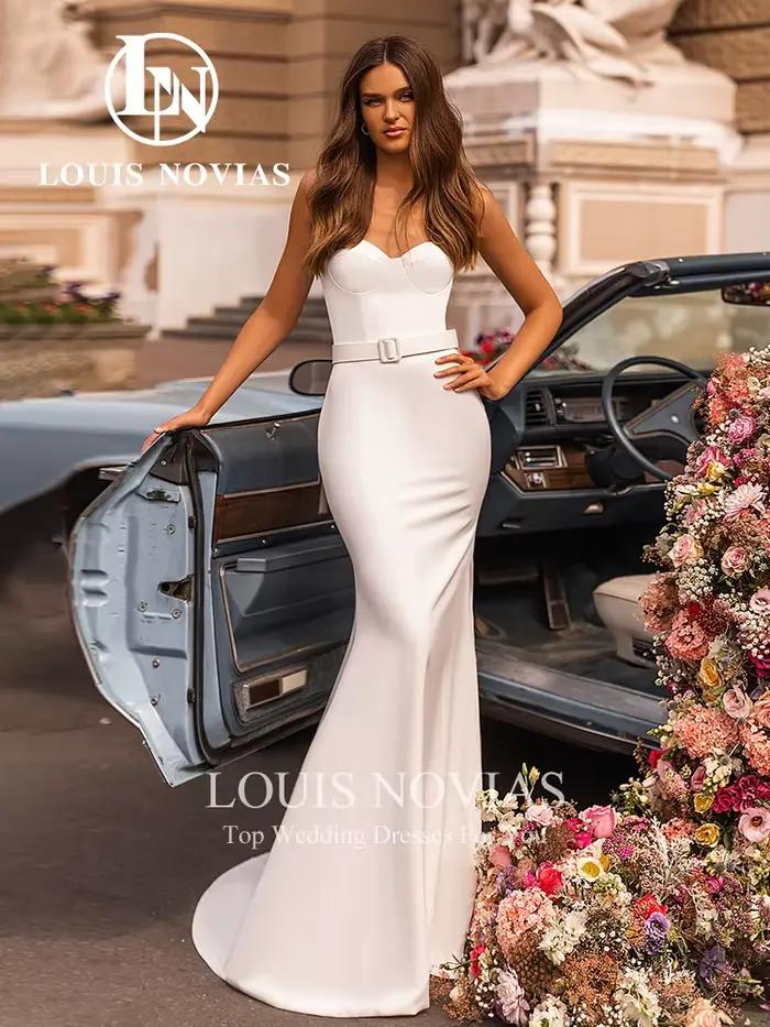 Modiis-Robe de mariée sirène avec veste