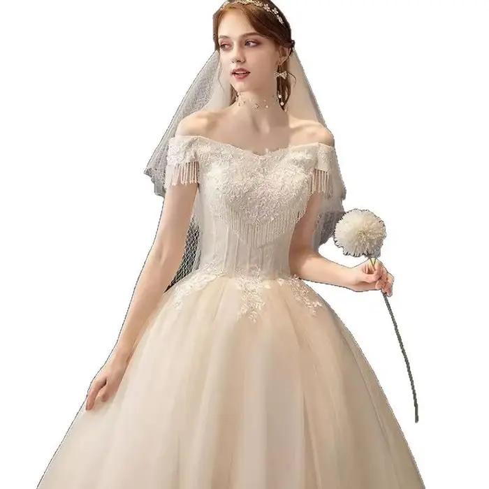 Robe De mariée De luxe blanc/ivoire