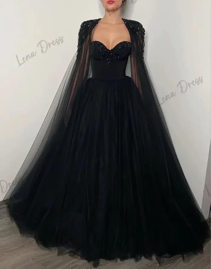 Lena-Robe de soirée perlée pour femme