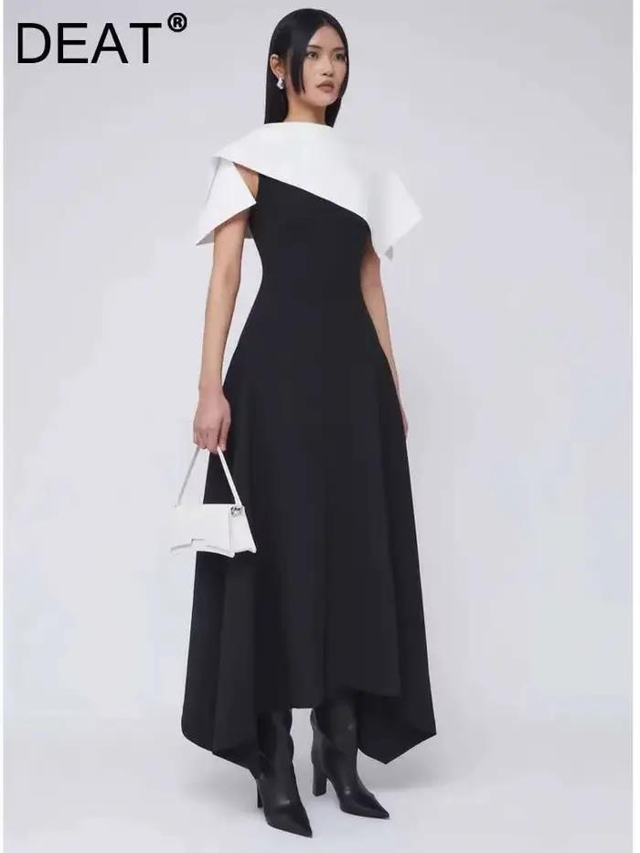DEAT 2026 Robe de soirée Printemps-Été à col rond