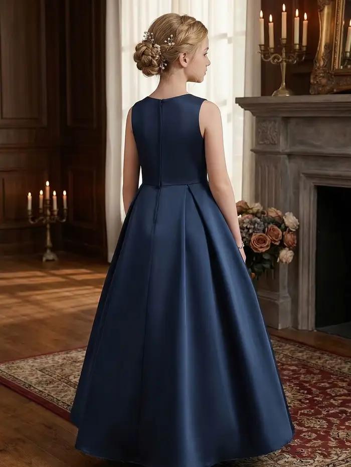 Robe de soirée longue pour adolescente