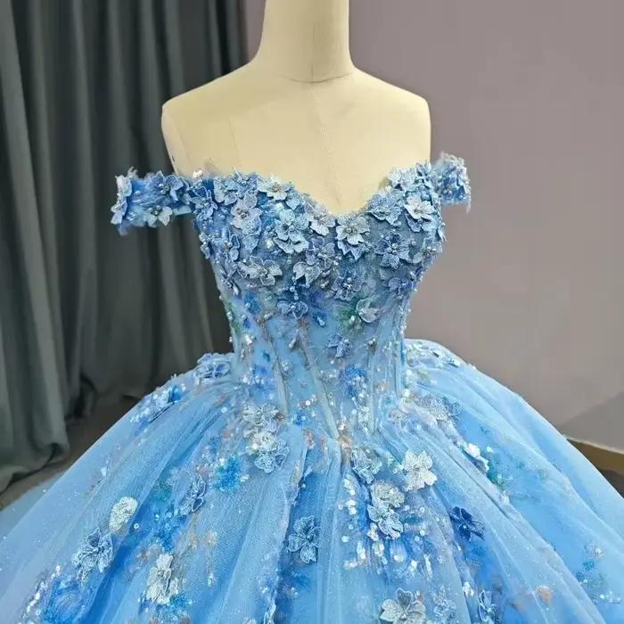 Robe de soirée bleue, 15 robes de Quinceanera