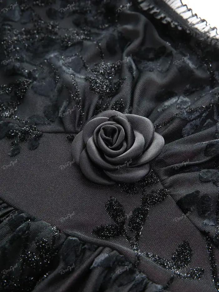 Robe asymétrique décontractée pour femmes grandes tailles