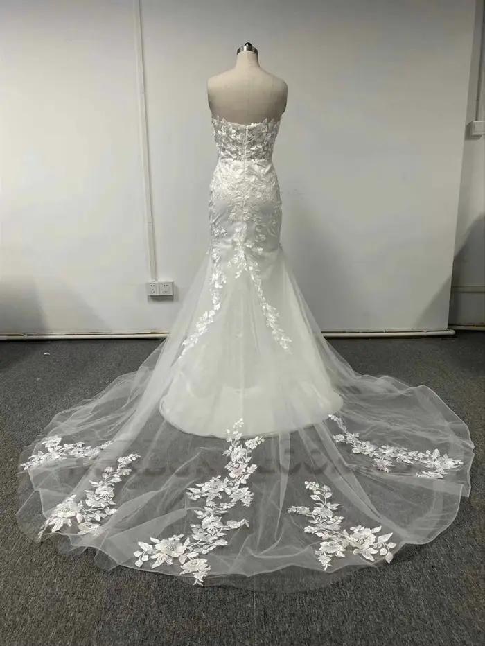 Robes de mariée à lacets Bohe pour mariée