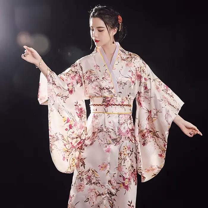 Robe Kimono Japonaise Traditionnelle pour Femme