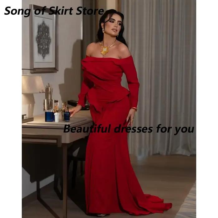 Robe de soirée rouge Sexy pour femmes