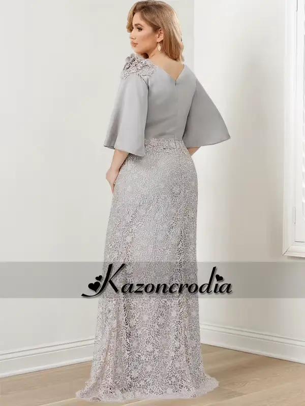 Kazon – robe drapée charmante pour mère de la mariée