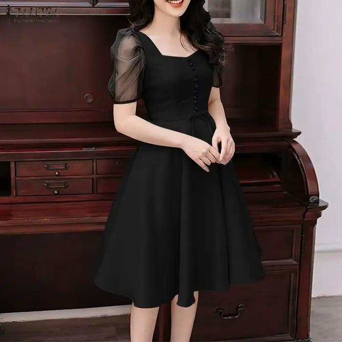 ZANZEA – robe élégante en maille pour femmes