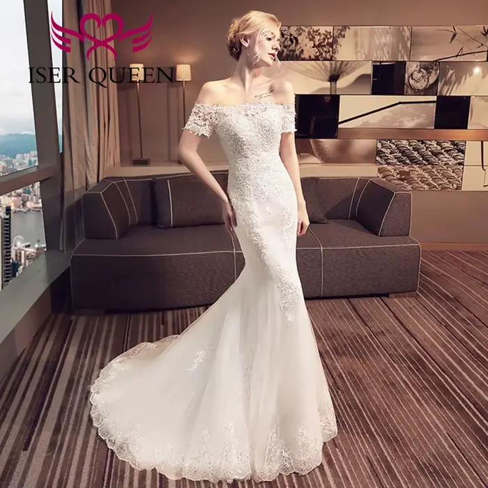 Robes de mariée sirène en dentelle Vitage personnalisées