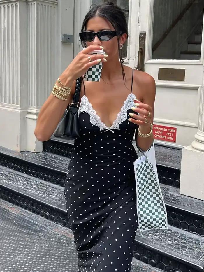 Tossy-Robe longue en dentelle