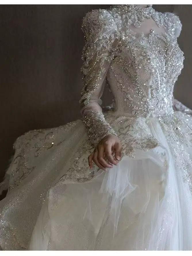 Robe de Mariée à Manches sulf