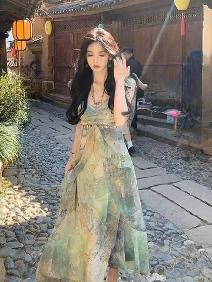 Robe de soirée française élégante pour femmes
