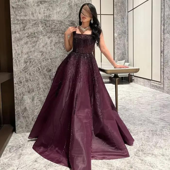 Robes de soirée élégantes de Dubaï, robes de bal luxueuses pour occasions spéciales, robes de bal bo