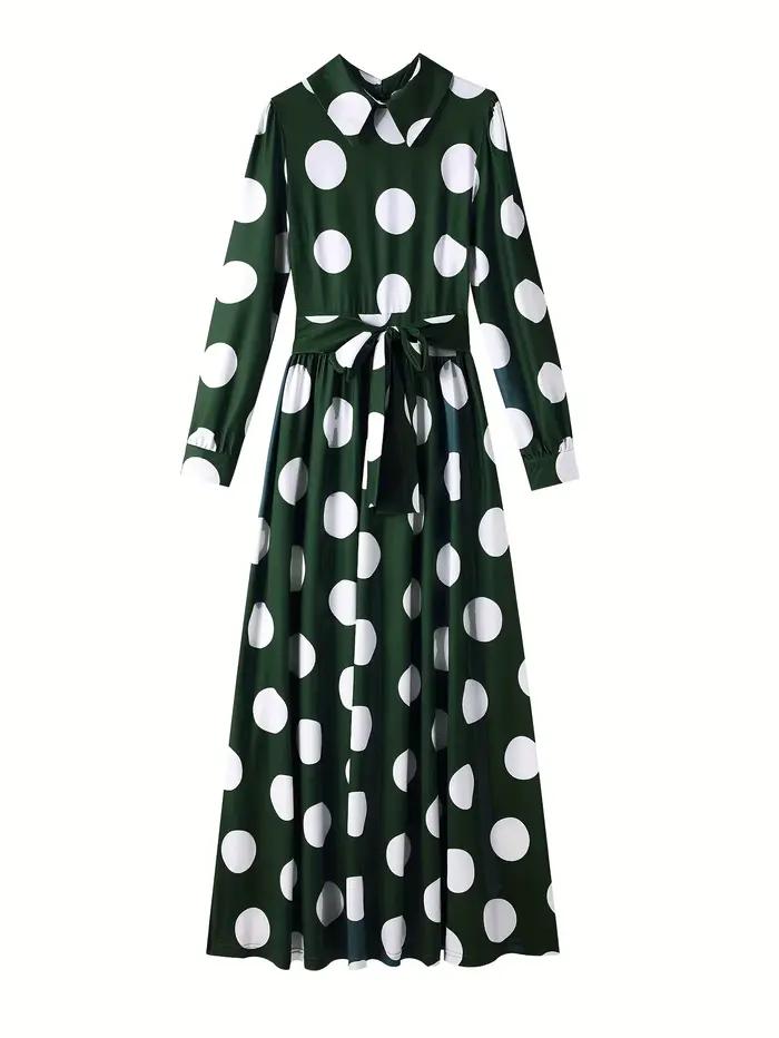 Robe maxi à manches longues pour femmes, robes décontractées pour femmes, robe élégante pour filles,