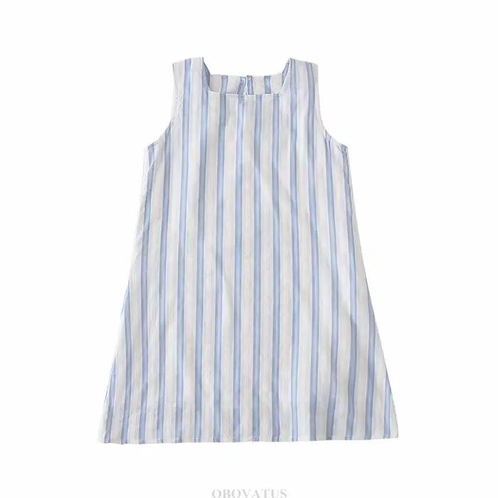 Ensemble de vêtements assortis pour vacances d'été, Look familial, robes mère-fille, père et fils, c