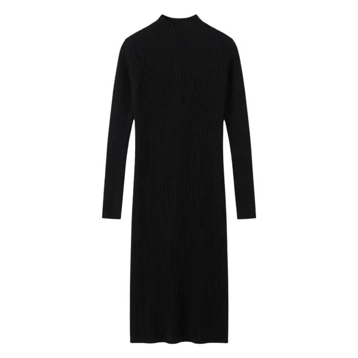 longue robe hiver chaude long dress vetements femme nouveauté robes longues pour les femmes tricot p
