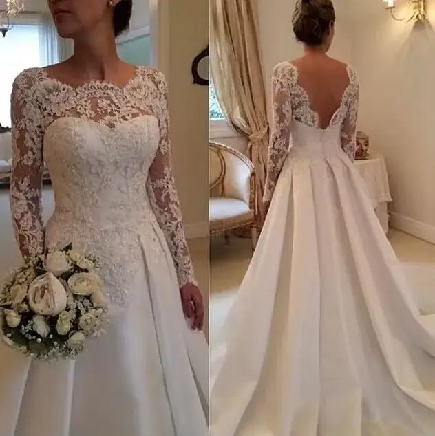 Robe De mariée élégante dos nu