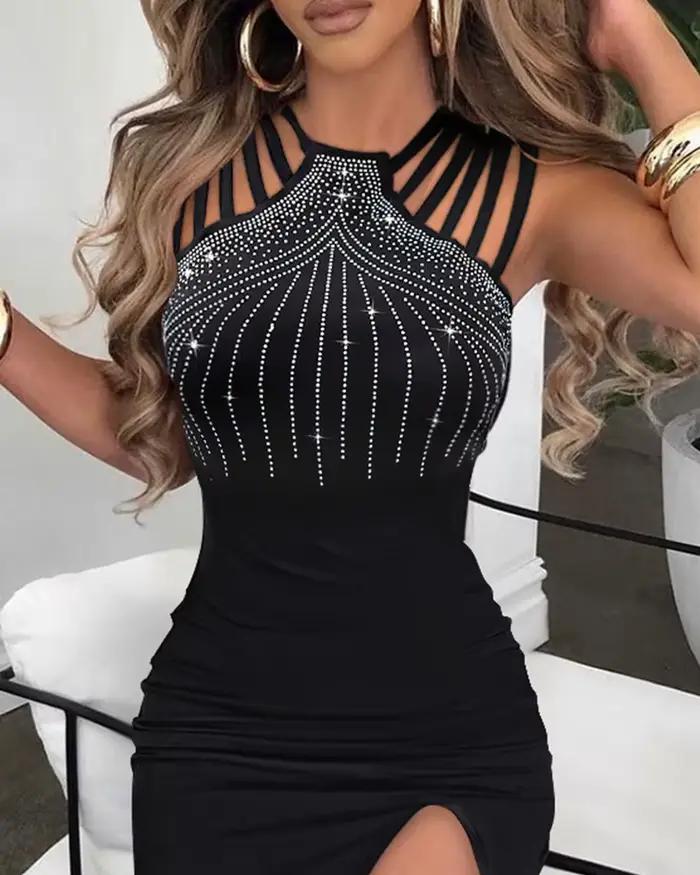 Robe pour femme 2026 avec perles brodées élégantes