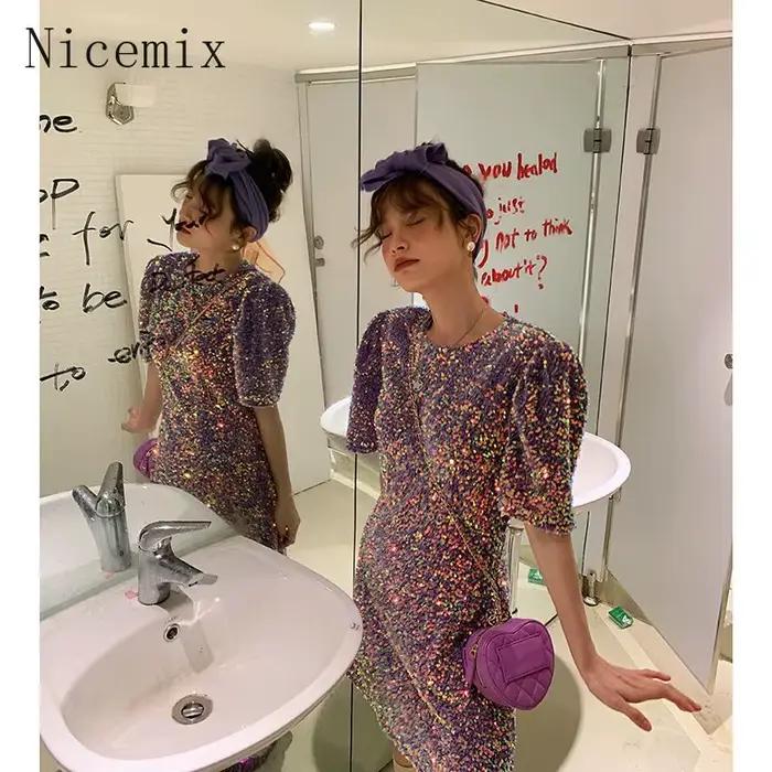 Robe à paillettes pour femmes