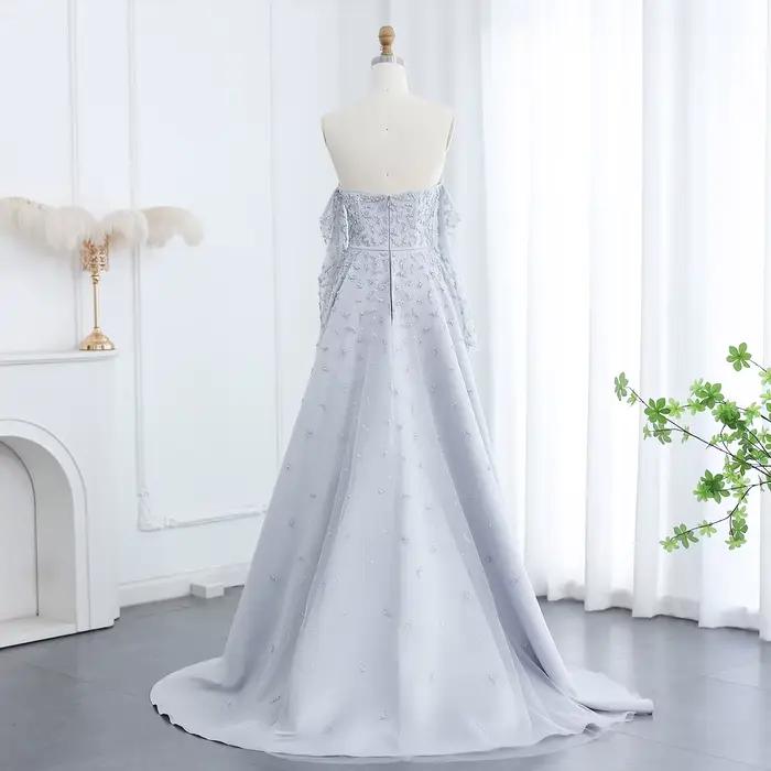 Sharon Said-Robe de Soirée Luxueuse et Élégante avec Surjupe