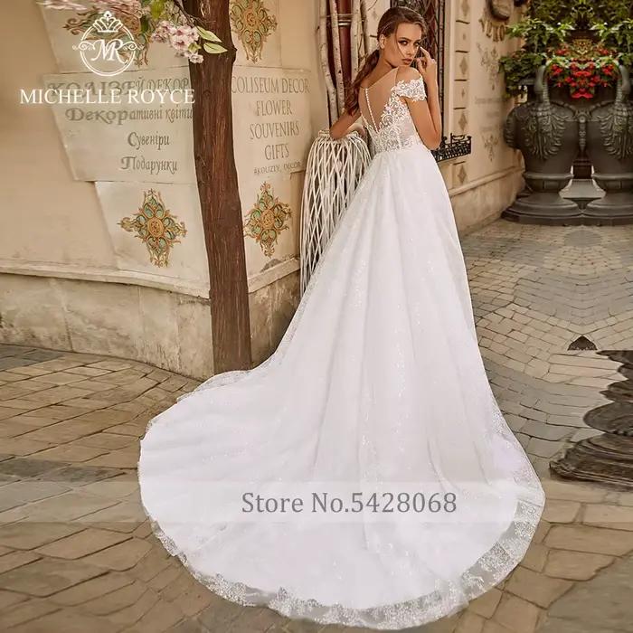 Michelle Royce-Robes de mariée A-ligne pour femmes