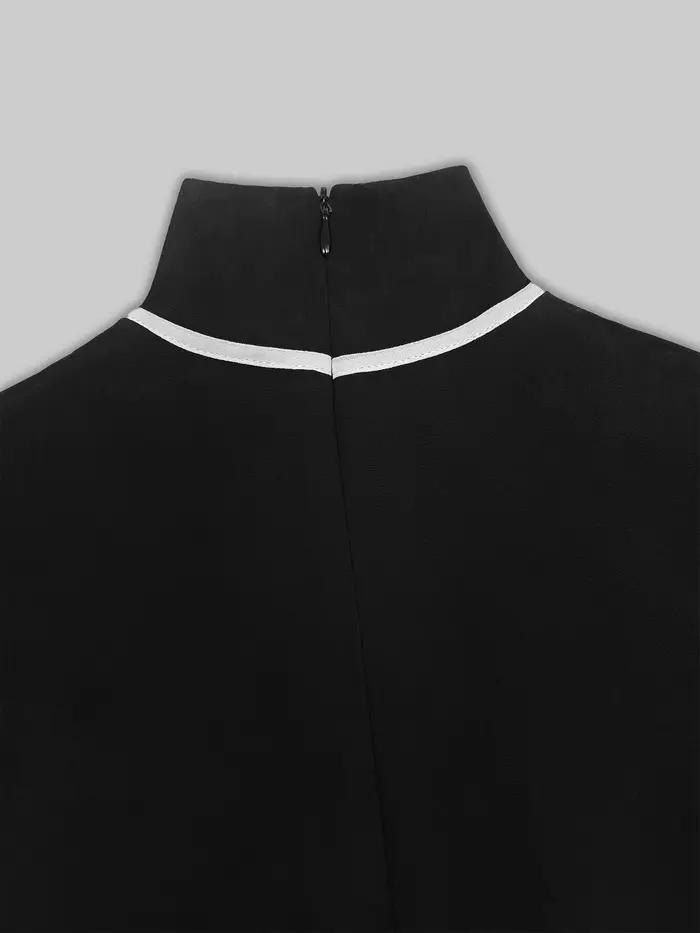 Robe longue élégante en mousseline de soie