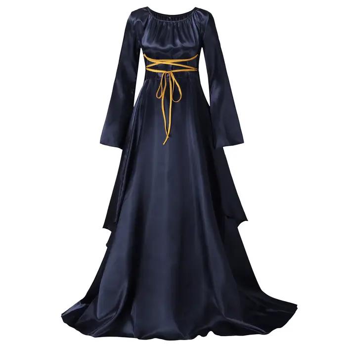 Robes pour femmes 2024 élégant grande taille médiéval rétro gothique robe