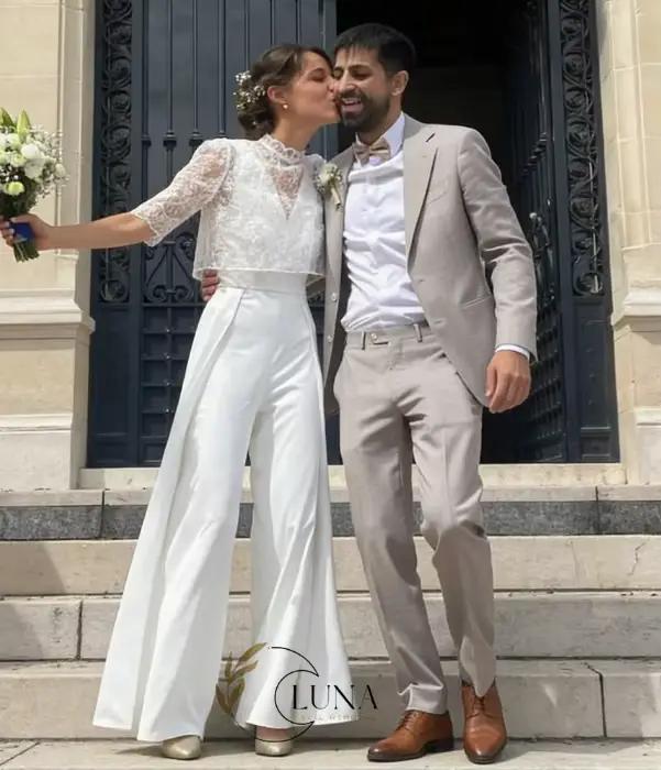 Ensemble de mariage personnalisé Luna en 2 pièces