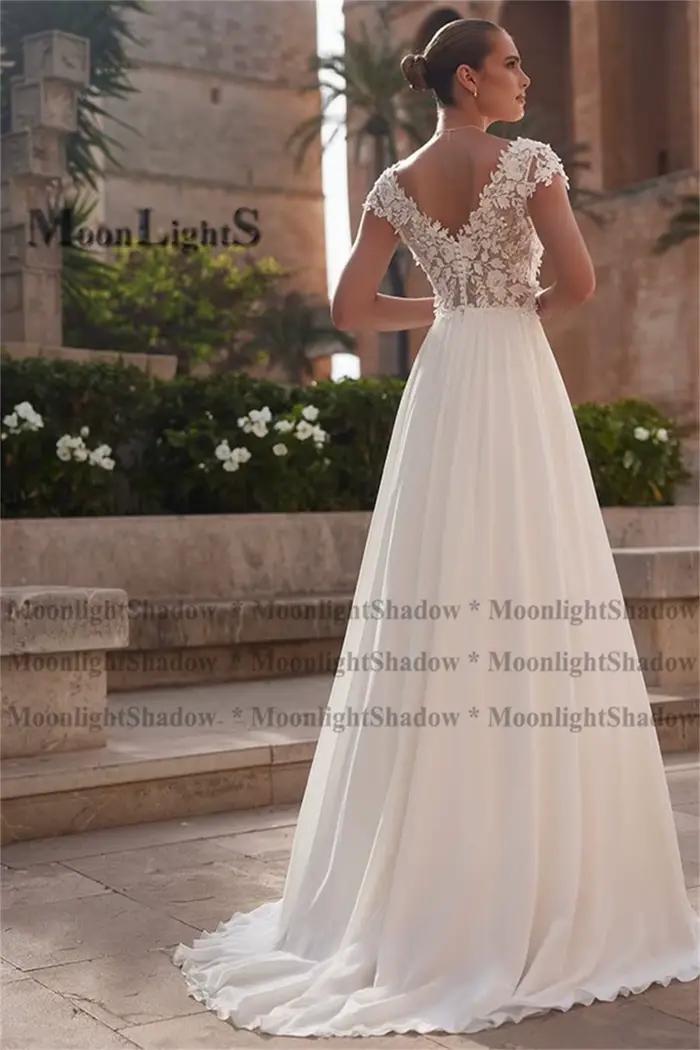 Moonlight – robe De mariée trapèze élégante