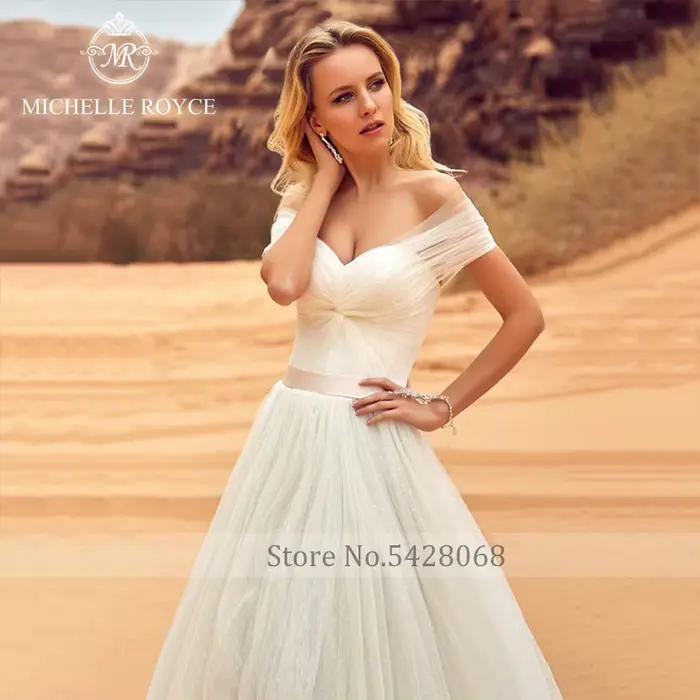 Michelle Royce-Robes de mariée A-ligne chérie