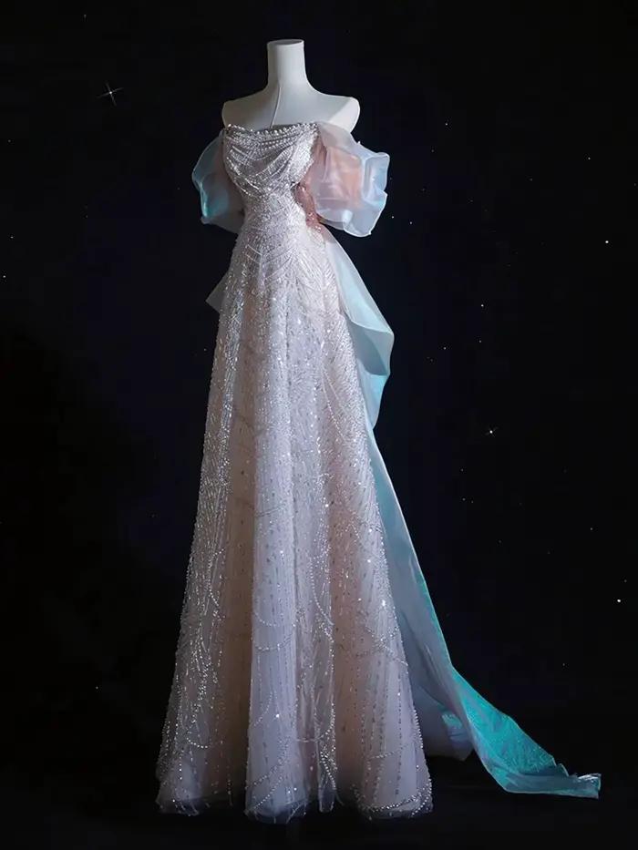 Robe de soirée style français