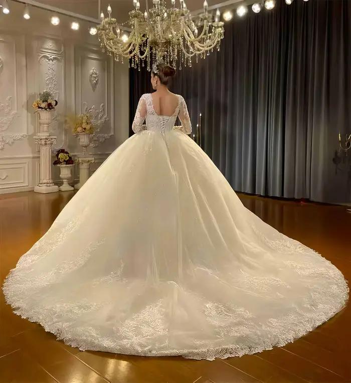 Robe de mariée simple personnalisée