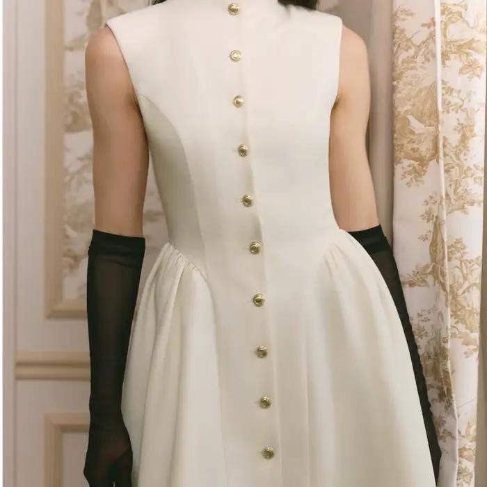 Robe Mini Formelle Élégante Vintage KT pour Femme