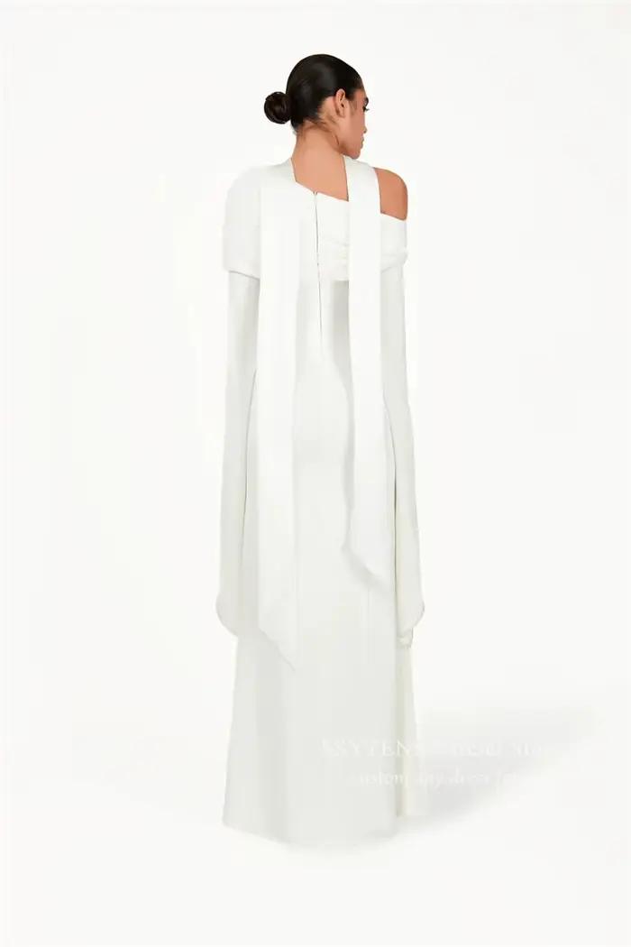 SSYTENS Robes de mariée modestes ivoire à manches longues